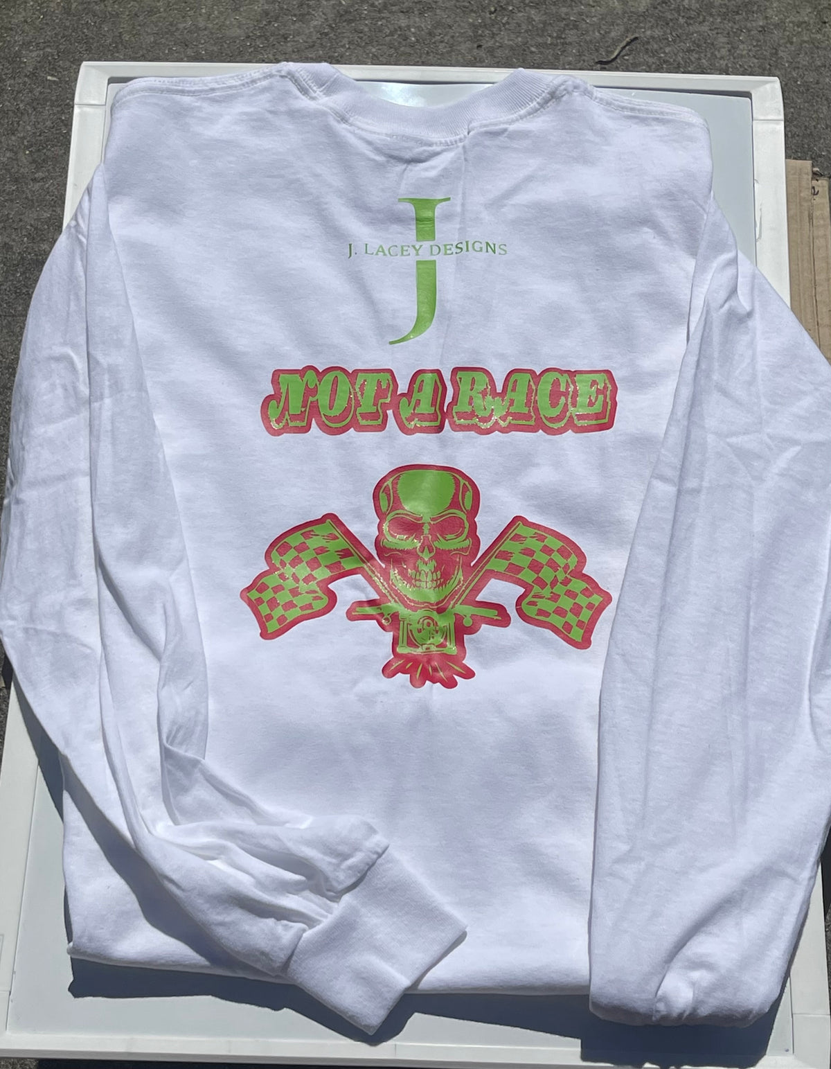 Marathon Not a race long sleeve shirt