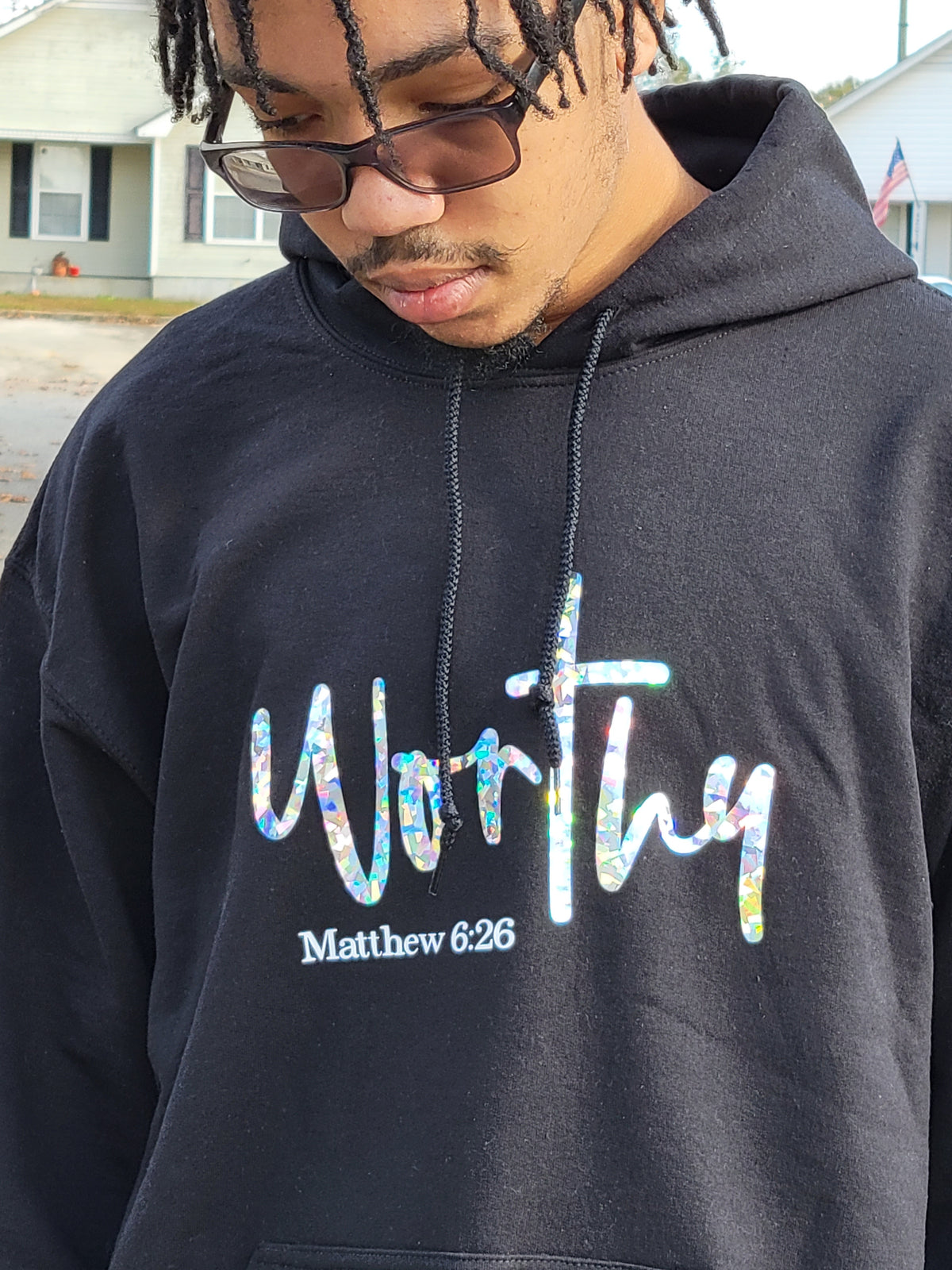 Worthy Matthew 6:26 hoodie
